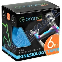 BronVit Sport Kinesio Tape classic modrá 5cm x 6m