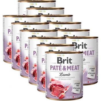 Brit Paté & Meat Lamb 12 x 0,8 kg