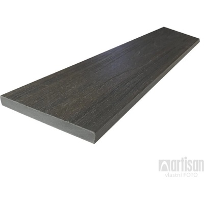 WPC dřevoplastové plotovky Dřevoplus Profi rovné 15x138x1300- Walnut (ořech)