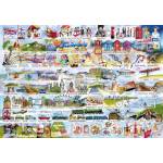 Gibsons - Puzzle Cream Teas and Queuing - 2 000 piese