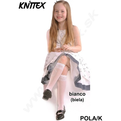 Knittex Podkolienky detské Pola/K bianco