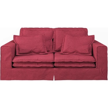 ROPEZ Червен диван 196 cm Nora - Ropez (Nora Bis tk. Crown 07)