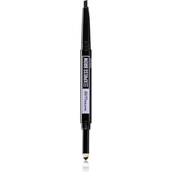 Maybelline new york Express Brow Satin Duo молив и пудра за вежди дуо цвят 04 - Dark Brown