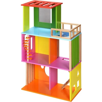 Classic World Модерна дървена къща за кукли - Classic World