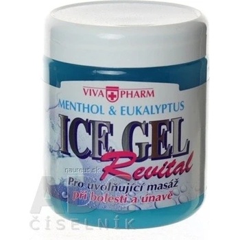 Vivapharm Ice gél Revital Menthol a Eukalyptus 250 ml
