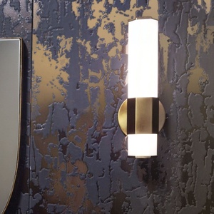 Elstead Lighting Quintiesse QN-FACET-LED1-HB-BATH-LED Банен стенен осветител FACET LED/12W/230V IP44 златист (ED1036)