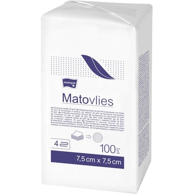 Matovlies 7,5 x 7,5 cm 100 ks kompres netk.text30 g 4vr