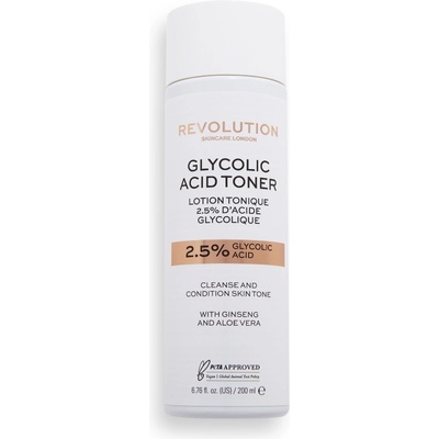 Revolution Beauty 2.5% Glycolic Acid Toner Тоник дамски 200ml