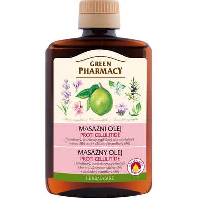 Green Pharmacy Body Care masážní olej proti celulitidě 200 ml