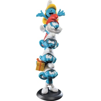 Plastoy The Smurfs Resin Smurfs Column Polychrome Edition 50cm