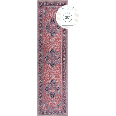 Flair Rugs Бордо пътека със смес от рециклирани влакна подходяща за пране 60x230 cm Windsor - Flair Rugs (503119376015)