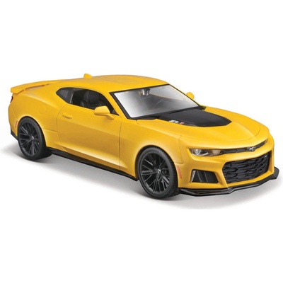 Maisto CHEVROLET CAMARO RS 2010 žltá farba 1:24