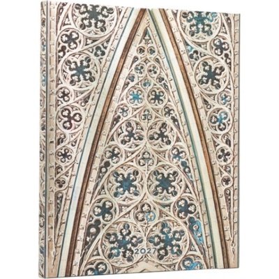 Vault of the Milan Cathedral Duomo di Milano Ultra 12-Month Hardcover Dayplanner Wrap Closure Vertical Paperblanks 2027