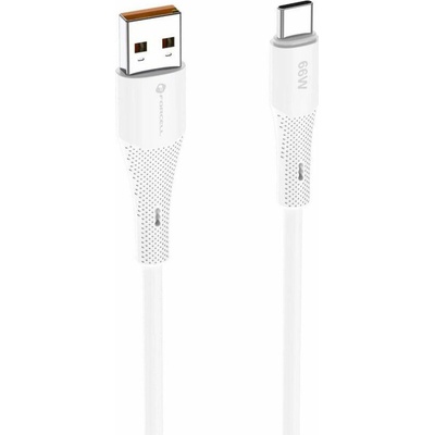Forcell C342 USB A do USB-C QC4.0 3A 66W 1m bílý