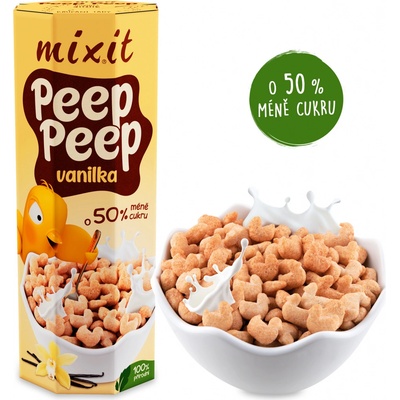 Mixit Cereálie Peep Peep vanilka 280 g – Zbozi.Blesk.cz
