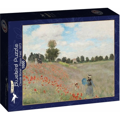 Bluebird Claude Monet Poppy Field 1873 1000 dielov