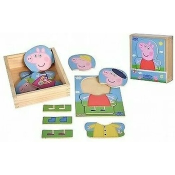 Image 1 of Eichhorn - Дървен пъзел за обличане Peppa Pig