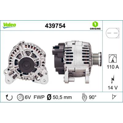Alternátor VALEO 439754