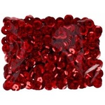 Craft with fun Sequins laser 8mm red