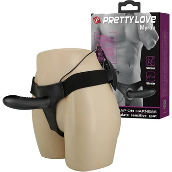 Вибриращ пенис колан с кухо дилдо, 18, 5см. - Myron Hollow Dildo (DEBRA01073)