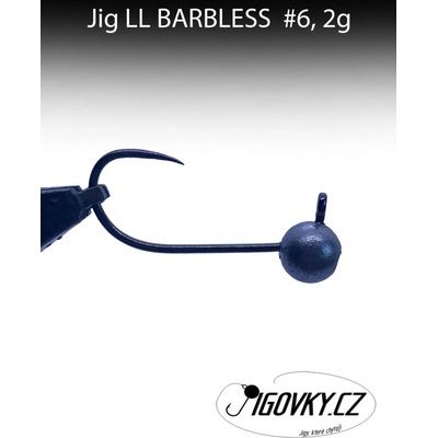 Jigovky.cz Jigová hlavička LL BARBLESS vel.6 2g 5 ks