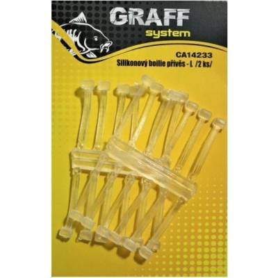 Graff System Boilie Přívěs Silikonový Transparentní vel.M