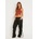 Missy Empire Ruched Toggle Hem Cargo Trouser - Black