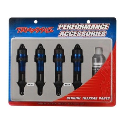 Traxxas Амортисьор Traxxas GTR алуминиев син (2)