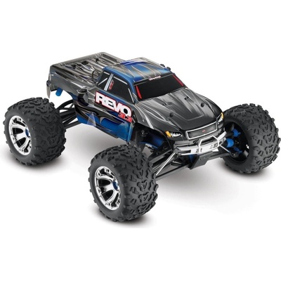Traxxas RC auto Nitro Revo s BlueTooth RTR modré 1:8