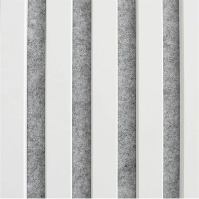 Asko akustický DESIGN bílý (šedý filc) 20 x 400 x 2600 mm 1,04m²