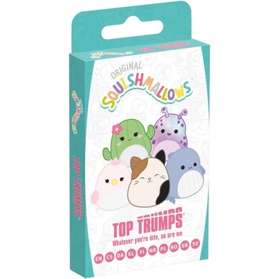 Winning Moves Игра с карти Top Trumps: Squishmallows - Детска (WM04560-ML1)