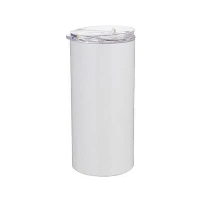 Termos brčkem bílý sublimace termotransfer 0,48 l