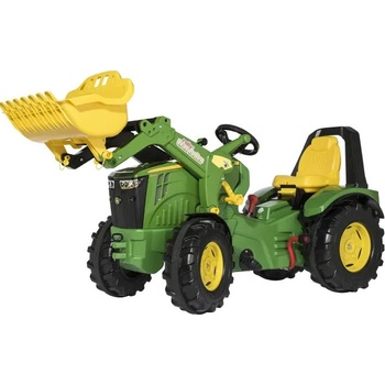 Rolly Toys John Deere Šľapací Traktor 8400R R65107 X Trac s predným nakladačom a brzdou