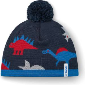 Eisbär Детска зимна шапка (beanie) Eisbär Kid's Pronti Pompon Mütze Beanie - Eisblau / Dark Cobalt / Ketchup / Fjord - размер 53 cm (904-6937-0111)