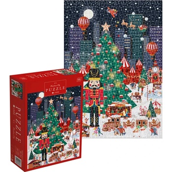 Interdruk - Puzzle Christmas: Christmas City - 1 000 piese