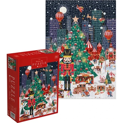 Interdruk - Puzzle Christmas: Christmas City - 1 000 piese