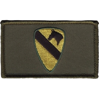 Made In USA Nášivka 1ST CAVALRY velcro oliva