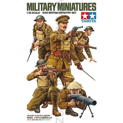 Tamiya Model figurky 35339 WWI British Infantry Set 1:35