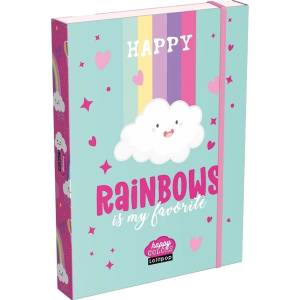 ICO Кутия за тетрадки, A5, LIZZYSULI, "Lollipop Rainbow" 7470217001 (7470217001)