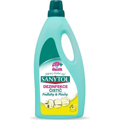 Sanytol dezinfekčný univerzálny čistič na podlahy a plochy s vôňou citrónu 1000 ml