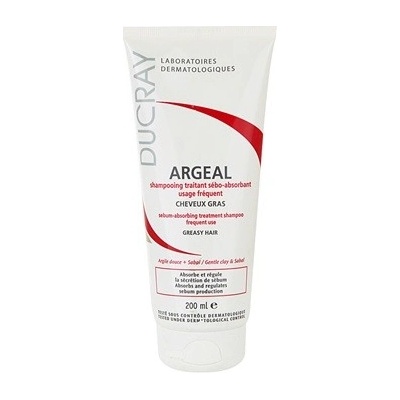 Ducray Argeal šampon pro mastné vlasy Sebum-absorbing Treatment Shampoo Frequent Use Greasy Hair 200 ml