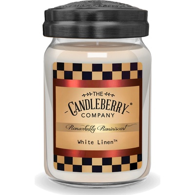 Candleberry Candle White Linen 624 g