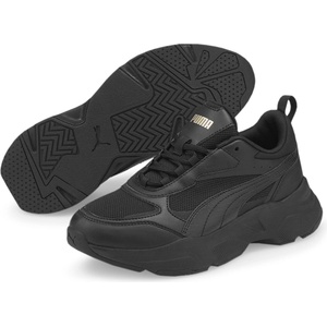 PUMA Дамски маратонки Puma Cassia Trainers Ladies - Black/ Gold