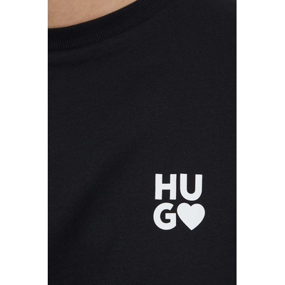 HUGO Памучна тениска HUGO Dashire_4 (50489198)