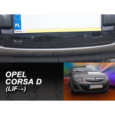 Zimná clona masky chladiča - Opel Corsa, 2011-15 / (D) - Dolná