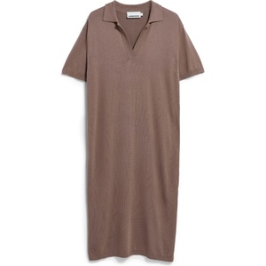 Armedangels Дамска рокля ARMEDANGELS Women's Fine Polo Knit Dress - Walnut Cream (134-1873-0213)
