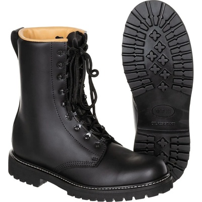 MFH COMBAT BOOTS kožené kanady čierna