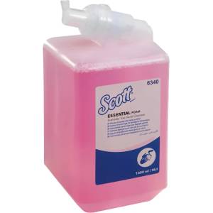 Kimberly-Clark Сапун на пяна Kimberly-Clark Scott Essential, за ежедневна употреба, 2500 дози, 1 L, розов (5020120203)