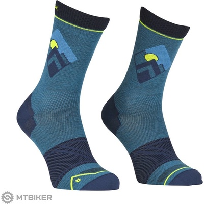 Ortovox Alpine Light Comp Mid Socks mountain blue