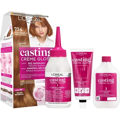 L'Oréal Casting Creme Gloss 734 Zlatá medová